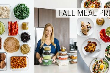 MEAL PREP for FALL | healthy recipes + PDF guide