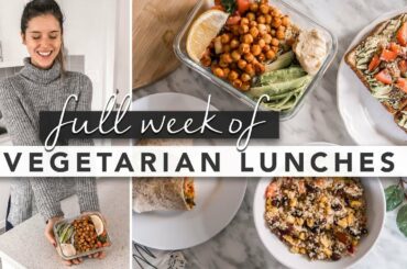Healthy Vegetarian Lunch Ideas From Monday to Friday | by Erin Elizabeth