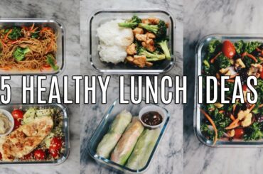 5 HEALTHY LUNCH IDEAS FOR WORK & SCHOOL