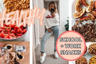HEALTHY SNACK IDEAS | School, Work, Travel & Meal Prep | GF, DF
