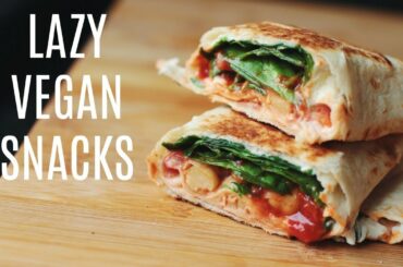 Super Lazy Vegan Snack Ideas! { healthy + easy }