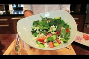 Cucumber Spinach Salad : Spinach Salads