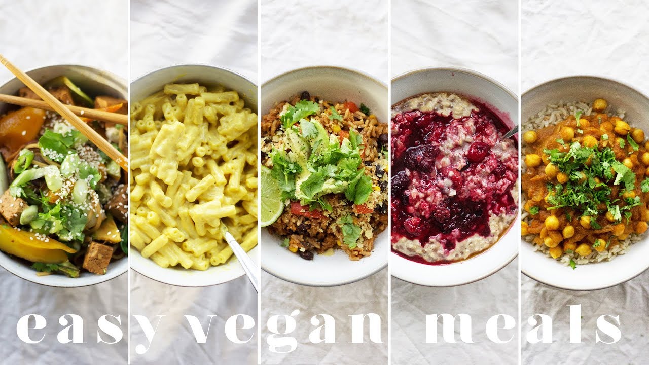MY GO-TO CHEAP & EASY VEGAN MEALS | 5 Lazy, Quick & Healthy Recipes MY GO-TO CHEAP & EASY VEGAN MEALS | 5 Lazy, Quick & Healthy Recipes