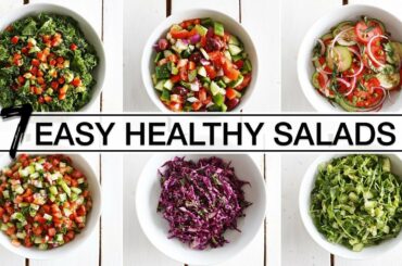 7 EASY + HEALTHY SALADS FOR EVERY DAY OF THE WEEK | Fablunch