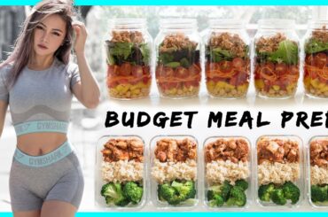 BUDGET Meal Prep | HEALTHY AND CHEAP | Meal Prep On a College Budget