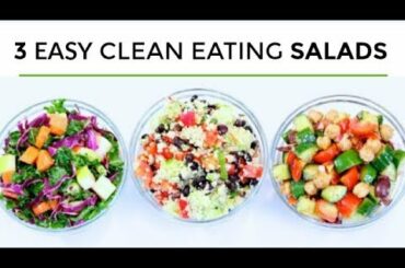 3 Easy Healthy Salad Recipes