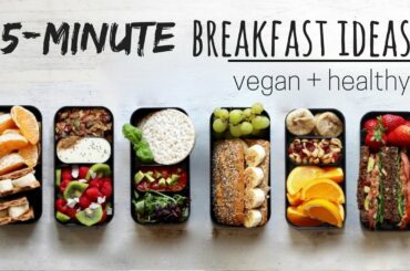 QUICK VEGAN BREAKFAST IDEAS » bento box style