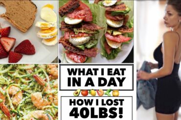 WHAT I EAT IN A DAY to lose weight | healthy low carb meals | Taylor Bee