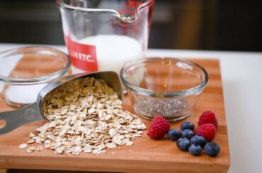 Healthy and easy breakfast recipe for recovery: Overnight oatmeal