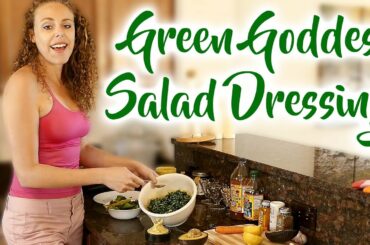 Simple & Healthy Salad Dressing Recipe, Creamy Vegan Dressing for a Flat Belly! Protein, Liver