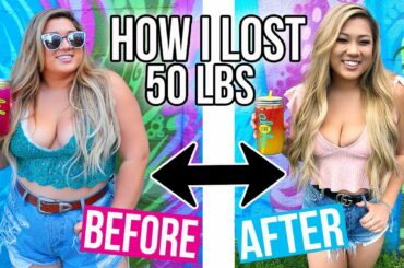 WHAT I EAT IN A DAY TO LOSE WEIGHT!! How I Lost 50lbs!!
