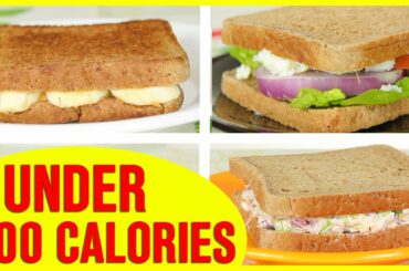 3 Healthy Sandwich Recipes, Healthy Recipes For Weight Loss