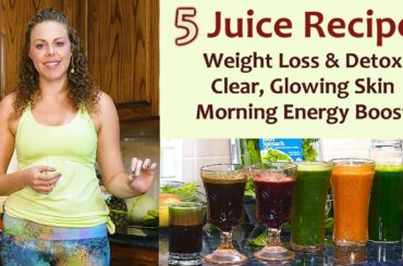 My Top 5 Juice Recipes for Glowing Skin, Health & Weight Loss ♥ Juicing Tips, MOD Cold Press Juicer