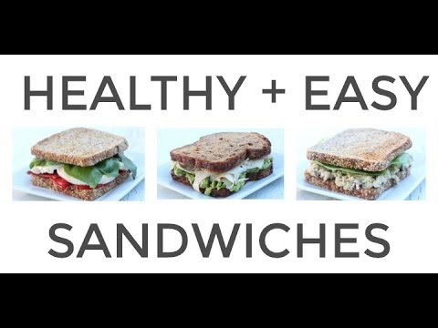 3 Easy Healthy Sandwich Recipes (Work + School Lunch Ideas) 3 Easy Healthy Sandwich Recipes (Work + School Lunch Ideas)