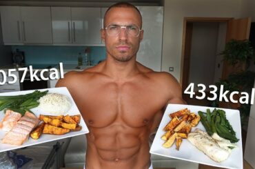 Fat Loss vs Bulking Meal Comparisons (Full Meal Prep Walkthrough)