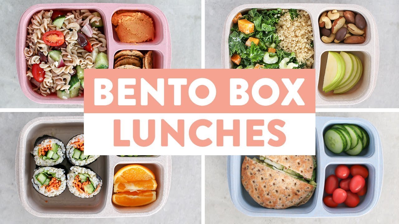 5 EASY Bento Boxes for Back to School | Healthy Lunch Ideas 5 EASY Bento Boxes for Back to School | Healthy Lunch Ideas