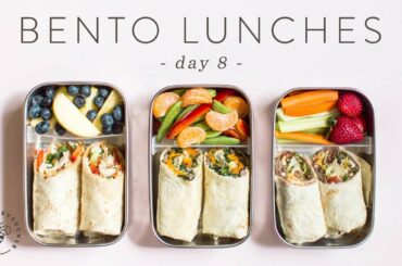 3 (Healthier) BENTO BOX Lunch Ideas 🐝 DAY 8 | HONEYSUCKLE