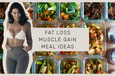 MEAL PREP WITH ME - Easy & Fast - High Protein Meals for Fat Loss