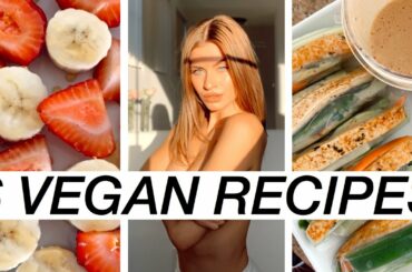 RISE AND SHINE! 6 VEGAN RECIPES! Healthy, Easy + Budget Friendly!