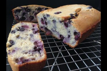 Healthy Lemon Blueberry Bread Recipe - HASfit Gluten Free Blueberry Bread - Blueberry Lemon Bread