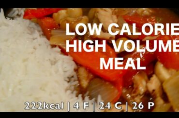 HOW TO MAKE A HIGH VOLUME, LOW CALORIE MEAL!