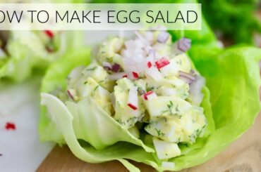 EGG SALAD RECIPE | how to make egg salad 2 easy ways