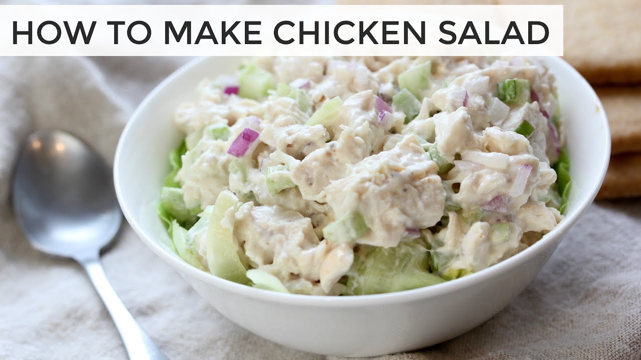 HOW TO MAKE CHICKEN SALAD | 3 easy healthy chicken salad recipes HOW TO MAKE CHICKEN SALAD | 3 easy healthy chicken salad recipes