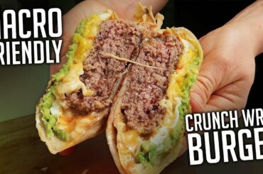Low Calorie Crunch Wrap Burger YouTube Recipe Video