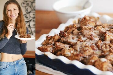 VEGAN BREAD PUDDING RECIPE | CHRISTMAS/HOLIDAY RECIPE | VLOGMAS DAY 1