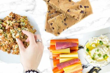 5 HEALTHY SNACK IDEAS! EASY AND QUICK PALEO RECIPES!