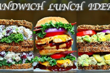 3 Healthy Chicken Sandwich Recipes - Delicious Back to School Lunch Ideas