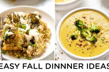 EASY FALL DINNER IDEAS ‣‣ 2 healthy vegan recipes