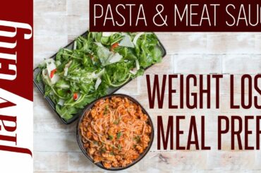 Can You Eat Spaghetti & Lose Weight?? Healthy Low Calorie Meal Prep