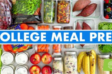 Healthy College Meal Prep! No Oven—Microwave only!
