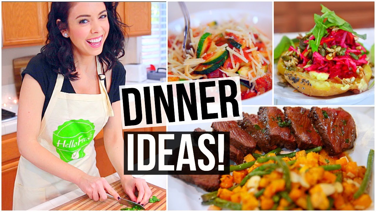 3 EASY & HEALTHY DINNER IDEAS! 3 EASY & HEALTHY DINNER IDEAS!