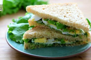 Breakfast In 5 Minutes - Healthy & Quick No Oil Sandwich - Skinny Recipes For Working Women