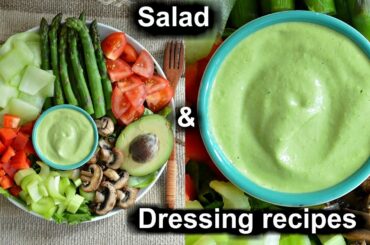 Epic Raw Vegan Salad Dressing + Healthy Salad Recipe