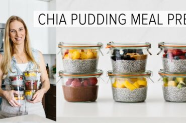 MEAL PREP CHIA PUDDING | freeze it for weeks + healthy breakfast ideas