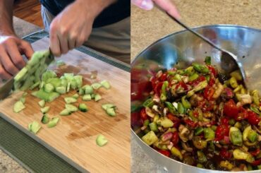 Healthy Vegan Recipes - OIL FREE VEGGIE SALAD