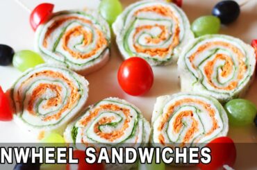 Pinwheel Sandwich | Kid's Lunch Box Recipe | Quick & Healthy | Kanak's Kitchen