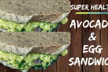 Easy and Healthy Avocado and Egg Sandwich | Lose weight fast | Healthy lunch and breakfast ideas