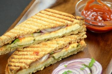 5 Minute Breakfast Recipe | Paneer Sandwich Healthy Breakfast