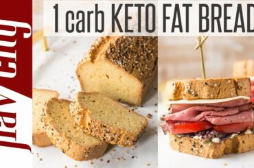 The Best Keto Fat Bread Recipe - Low Carb Bread For Sandwiches & More