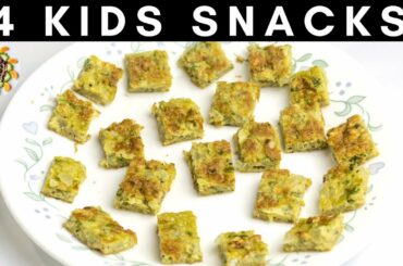 4 Easy Snack recipes for 1Yr+ Kids, Toddlers and Family | Healthy Snacks for Kids