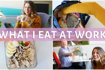 What I Eat In a Day at Work | EASY & Healthy Meals #2