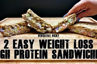 2 Healthy Sandwich Recipes | Lose 3 kgs In A Week | Weight Loss Sandwich Recipes
