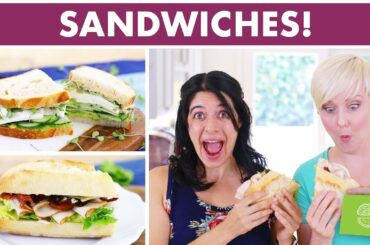 Cold Lunch Sandwich Ideas with The Domestic Geek! | 3 Healthy Sandwich Recipes