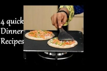4 quick dinner recipes | 4 light and easy Indian dinner recipes | healthy dinner recipes