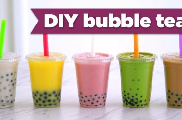 DIY Boba / Bubble Tea! Healthy Recipes - Mind Over Munch