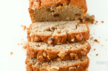 Keto Low Carb Banana Bread Recipe With Almond Flour - Sugar Free